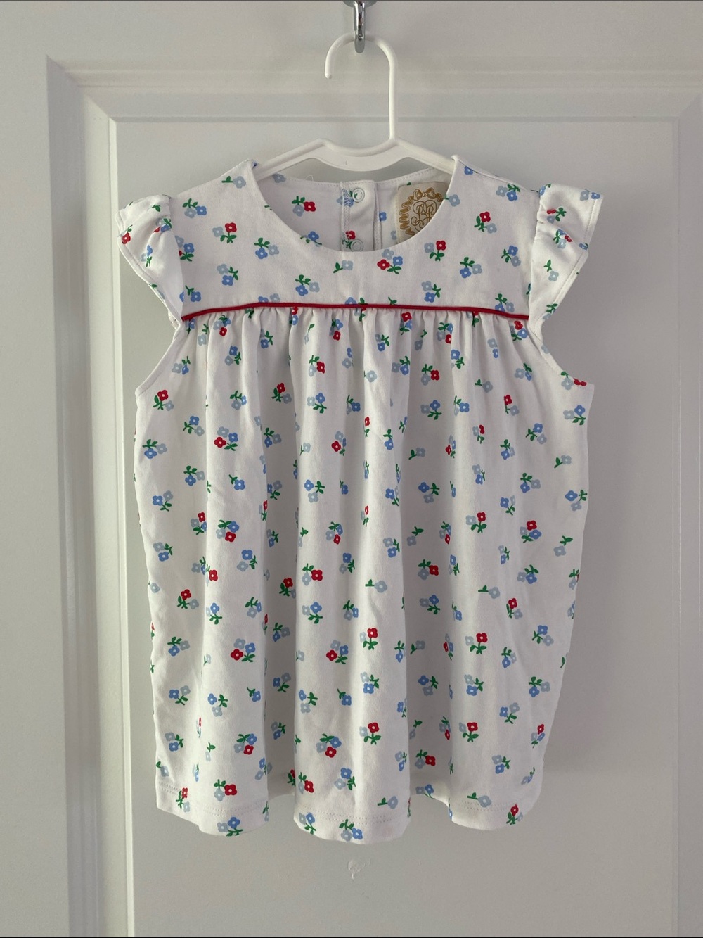 The Beaufort Bonnet Company Dowell Day Floral Top size 7